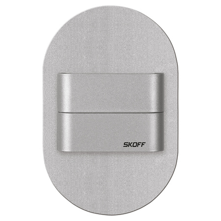 LED svítidlo na schodiště 1.6W 3000K 10V DC IP20 hliník DUO RUEDA SHORT Skoff