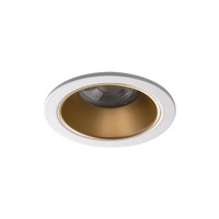 LED GU5.3 GU10 Round Gold White Glozo Kanlux Bodové halogenové svítidlo pro zápustnou montáž