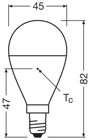 LED žárovka P45 Ball E14 6,5W = 60W 806lm 4000K Neutral 150° STAR CLASSIC Osram