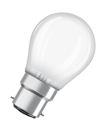 LED žárovka P45 Ball B22d 4,8W = 40W 470lm 2700K Warm 320° Dimmable Retrofit Filament CLASSIC Osram