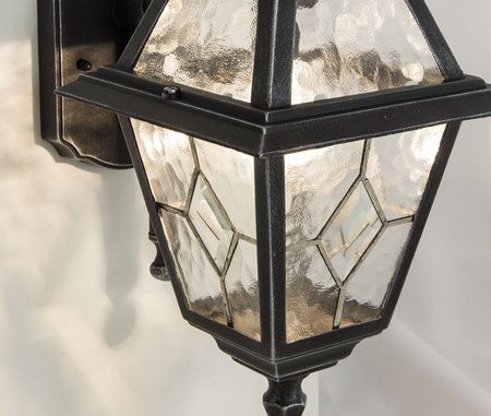 Venkovní zahradní lampa Elevation LED NÁSTĚNNÁ LAMPA Vitráže K 3012/1/N E27 Su-Ma