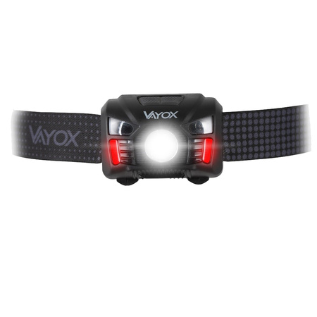 Dobíjecí LED čelovka s pohybovým senzorem XM-L Q5 3W VA0020 VAYOX