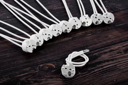 Keramické svítidlo Keramická připojovací objímka pro LED CUBE G5.3 MR16 G4