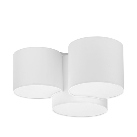 MONA WHITE Plafondové stropní svítidlo Tuba White Modern 3xE27 3441 TK Lighting