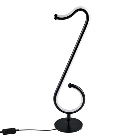 Dekorativní stolní lampa LED 15W černá stmívatelná Poznámka Sanico Goldlux