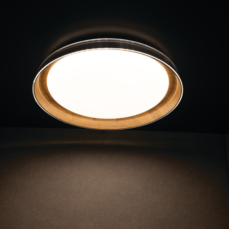 Plafond LED stropní panel Svítidlo pro povrchovou montáž 17,8W 1320lm 4000K Neutral 120° Round White Anthracite Nifu Kanlux