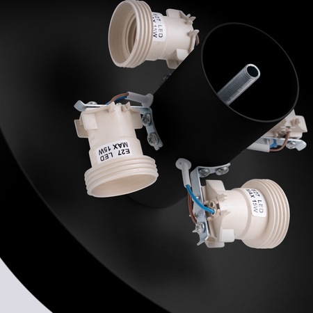 Stropní svítidlo LED Plafond 4x E27 černé OMIQ Crimson SL.1678 Sollux