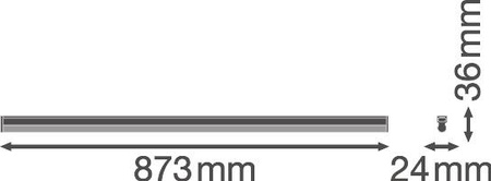 Lineární světelný pás 15W 1500lm 3000K teplá bílá Batten Ledvance lampa