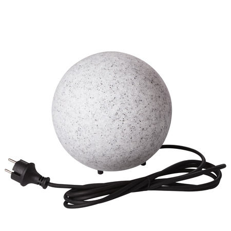 Venkovní kulové LED svítidlo E27 IP65 Ground Grey STONO Kanlux