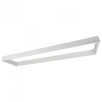 Rámeček pro LED panely 120x30 PVC 65mm Ecolight White pro povrchovou montáž