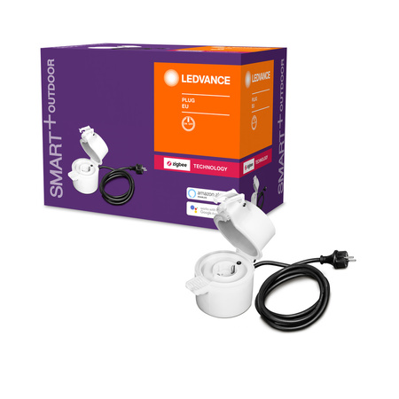 Inteligentní venkovní EU napájecí zásuvka 230V 3680W 16A LEDVANCE SMART+ ZigBee s kabelem