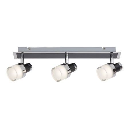 Nástěnné LED bodové svítidlo do koupelny 15W 1200lm 4000K černé IP44 Moderní Harold 5023 Rabalux