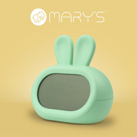 Dětský elektronický budík zelený USB dobíjecí 1200mAh MARY'S KINGDOM