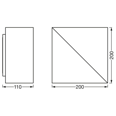 Nástěnné svítidlo SMART+ WIFI Chytré nástěnné svítidlo 23W ORBIS SWAN WHITE LEDVANCE