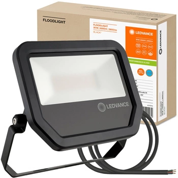 LED reflektor 30W 3600lm 6500K IP65 černý LEDVANCE reflektor