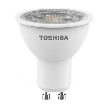 LED halogenová žárovka GU10 4W = 50W 345lm 3000K Teplá bílá bodové světlo TOSHIBA