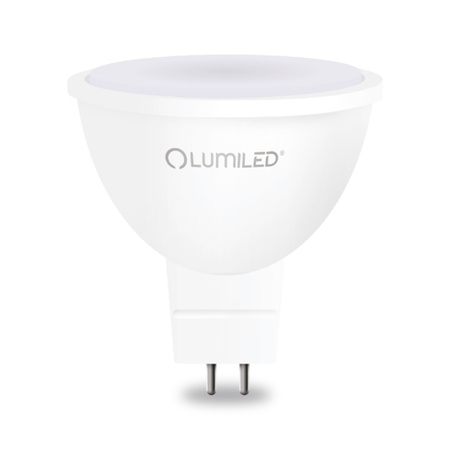 10x Žárovka LED GU5.3, MR16 6W = 50W 580lm 6500K Studená bílá 120° 230V LUMILED