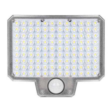 Solární LED reflektor Zahradní lampa 6500K IP44 Senzor pohybu a soumraku