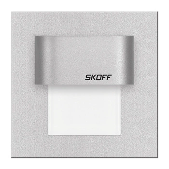 LED svítidlo na schodiště 0.4W 6500K 10V DC IP20 hliník TANGO MINI Skoff