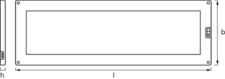 LED lampa pod skříňový nábytek 10W 550lm 3000K Teplá bílá s pohybovým senzorem stmívatelná 30x10cm skříňka LED panel LEDVANCE