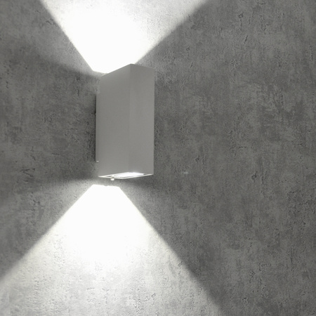 Nástěnné svítidlo LED Elevation Bílá Horní/Spodní 2x2.5W 4000K Neutrální bila ORLEAN GOLDLUX (Polux)