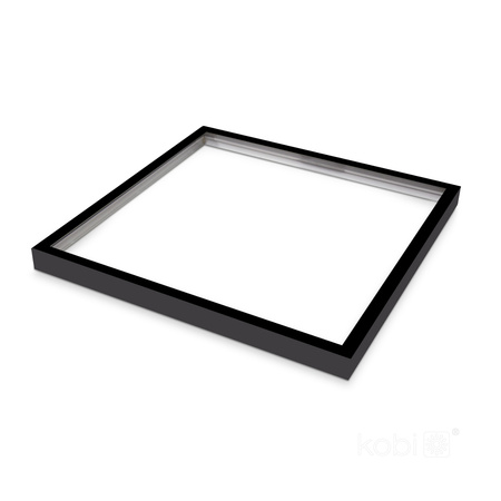 Rámeček pro povrchovou montáž 63 mm pro LED panel 60x60 cm click Black Kobi