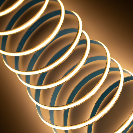 LED pásek COB, 12V 50W 1920LED NEON Teplá bílá 8mm 5m LUMILED