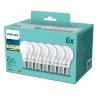 6x LED žárovka E27 A60 8W = 60W 806lm 2700K Warm 180° Essential Philips