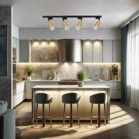 Mica GU10 ZOOM Track stropní svítidlo bílé Milagro