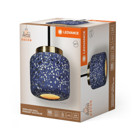 Dekorativní stropní závěsné svítidlo GU10 Overhang Blue Lastryko Decor Ledvance