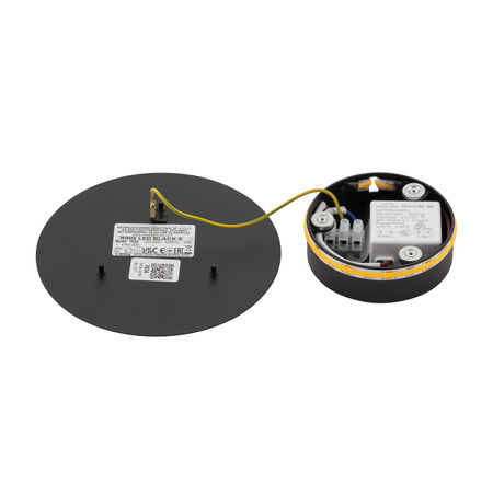 Nástěnné svítidlo LED 7W 60lm 3000K Warm Black RING LED S 7634 Nowodvorski