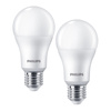 2x LED Žárovka E27 A60 13W = 100W 1521lm 2700K Teplá bílá PHILIPS