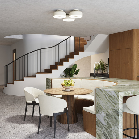 LED stropní svítidlo 4x E27 béžová OMIQ Crimson SL.1679 Sollux