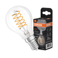 Dekorativní LED žárovka A45 E14 4,8W = 40W 470lm 2700K Warm 320° Filament Dimmable Vintage 1906 Osram