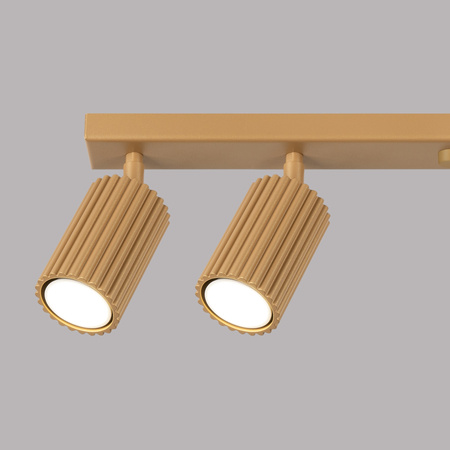 Bodové reflektorové stropní svítidlo Tuba 6x GU10 Gold Carbon Deep Space SL.1566 Sollux