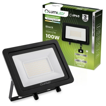 LED Reflektor 100W, 11000lm 4000K IP65 Černá ZUME ALS LUMILED