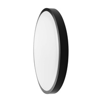 Plafond LED světlo pro povrchovou montáž 36W 3820lm 4000K IP44 Kruhové černé fi420 Senzor pohybu + dálkové ovládání VT-8630S-B-RD-N V-TAC