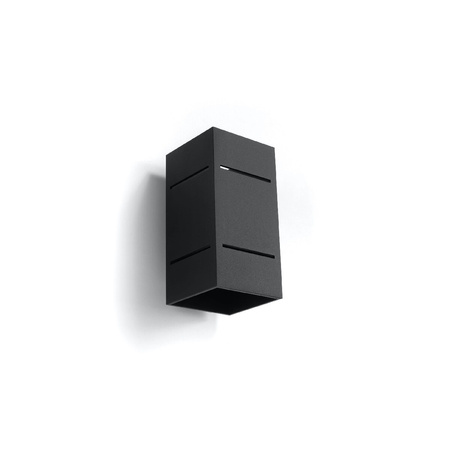 Nástěnné svítidlo BLOCCO G9 Rectangular Up-Down Modern Black SOLLUX