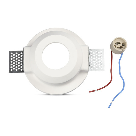 Stropní svítidlo zapuštěné GU10 kulaté bílé VT-801 V-TAC