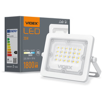 Reflektor LED 20W 1800lm 5000K IP65 Bílá VIDEOX LUCA