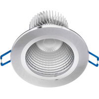 Stropní svítidlo 9W zapuštěné LED DOWNLIGHT DEEP kulaté 4000K 720lm stříbrná