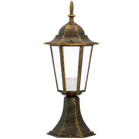 Zahradní stojací lampa LIGURIA-LT 1xE27 nízká 42cm patina - GOLDLUX (Polux)