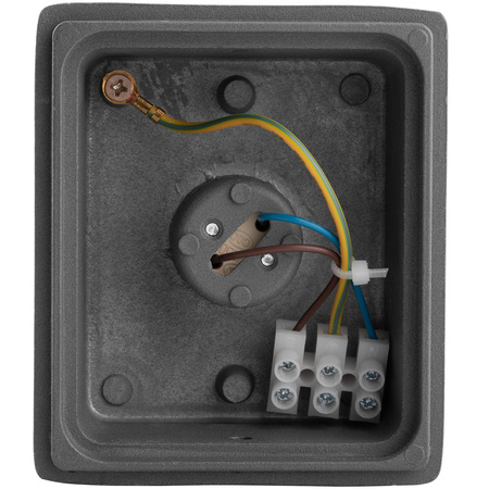 Zahradní nástěnné svítidlo LED G9 nastavitelné kulaté horní spodní grafitové PYXIS LUMILED