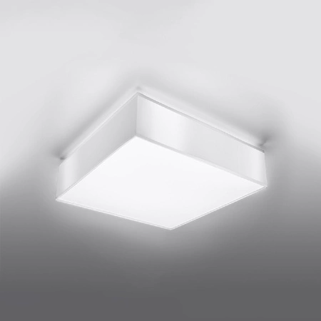 Svítidlo pro povrchovou montáž HORUS 4xE27 Plafond Square 55cm Modern White SOLLUX