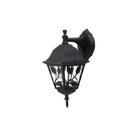 Zahradní lampa LED nástěnná lampa HAGA E27 IP44 Downward Lantern Black RABALUX