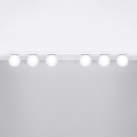 YOLI 6 6xG9 Bílé moderní stropní svítidlo SOLLUX