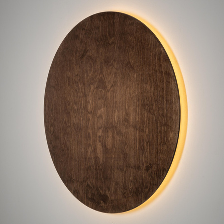 Nástěnné svítidlo LED 22W 400lm 3000K teplá hnědá Skandinávský RING TIMBER LED XXL 11178 Nowodvorski