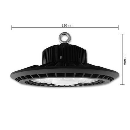 Průmyslová LED lampa High Bay svítidlo 200W 20000lm 5000K Stmívatelné IP65
