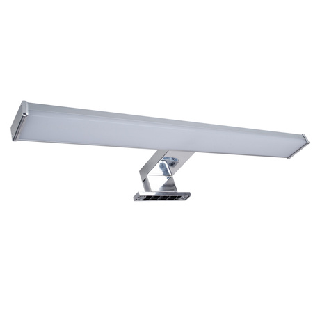 LED nástěnné svítidlo do koupelny 8W 900lm 4000K neutrální 120° chrom IP44 ELBA Sanico Goldlux