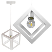 Geometrické IL MIO SWEDEN Stropní svítidlo 1xE27 Bílá - GOLDLUX (Polux)